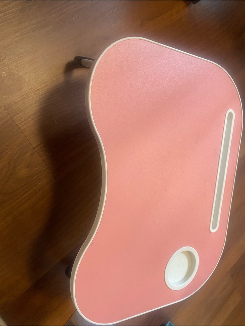 Portable Pink Kids Lap Desk with Cup Holder
